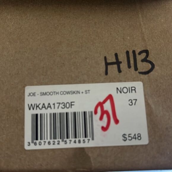 Zadig & Voltaire Joe Smooth Cowskin side print combat moto boot French 37/6-6.5 - Picture 16 of 16